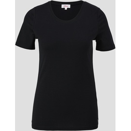 s.Oliver T-Shirt aus Baumwolle, Black, 46