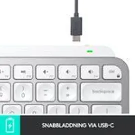 Logitech MX Keys Mini DNK/FIN/NOR/SWE hellgrau