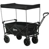 Outsunny Bollerwagen schwarz