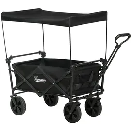Outsunny Bollerwagen schwarz