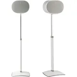 Sanus Systems Sanus WSSE3A2-W2 (1 Paar, Ständer, Höhenverstellbar), Lautsprecher Ständer + Wandmontage, Weiss