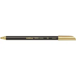 EDDING 1200 - Filzstift - Gold - wasserbasierte Tinte