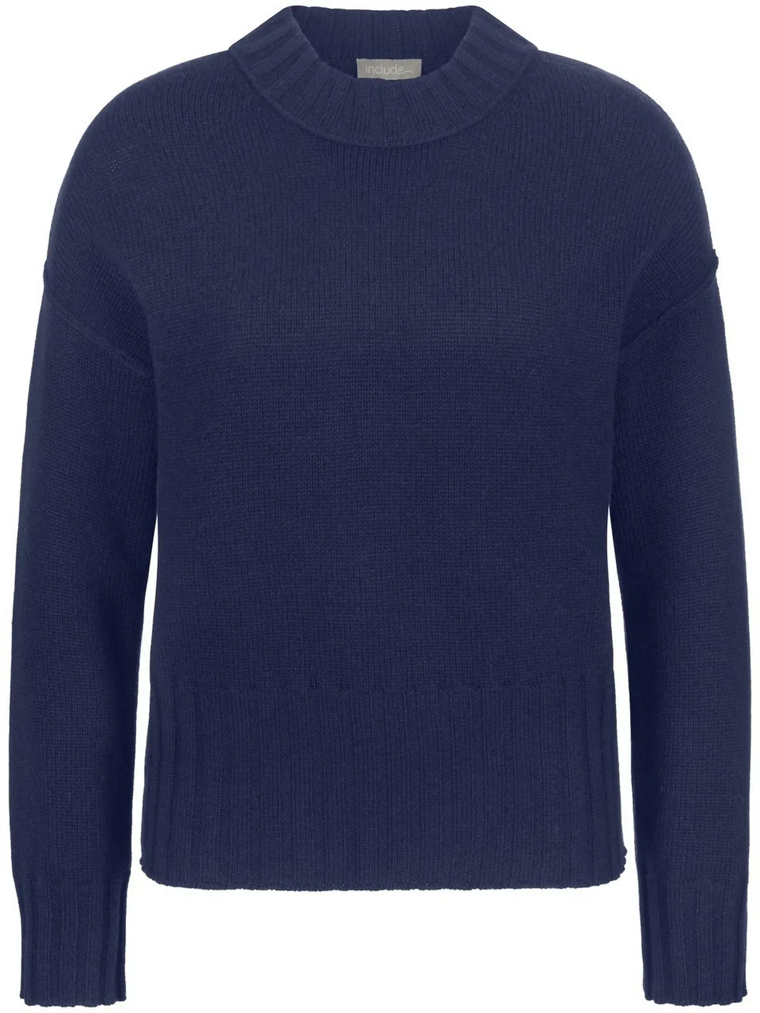 Le pull encolure ronde  include bleu