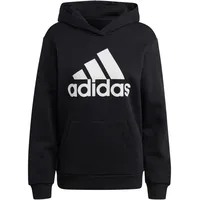 Adidas Essentials Logo Boyfriend Hoodie Black / White M