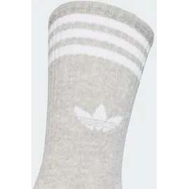 adidas 3-Streifen High Crew Socken 3 Paar Weiß/Schwarz 37-39