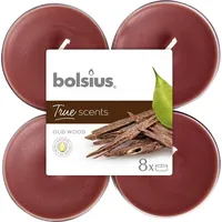 Bolsius Duftkerzen Maxi Light 8 St. braun