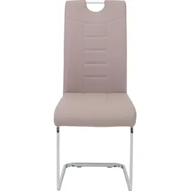 Hela Tische, 2er Set Schwingstuhl 2er-Set Ruby S Cappuccino, gepolstert