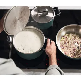 Zwilling Pure Topf-Set 5-tlg. 3 x Kochtopf (16 cm + 20 cm + 24 cm) + Bratentopf 20 cm + Stieltopf 16 cm