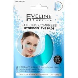 Eveline Cosmetics Hydra Expert feuchtigkeitsspendende Gel-Maske für den Augenbereich mit kühlender Wirkung 2 St.