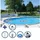 SUMMER FUN Stahlwandpool Set rund Brasilia 300 x 120 cm