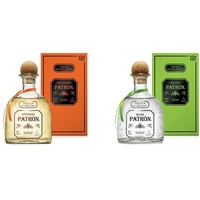 Patrón Reposado Tequila, 700ml & Patrón Silver Tequila, 700ml