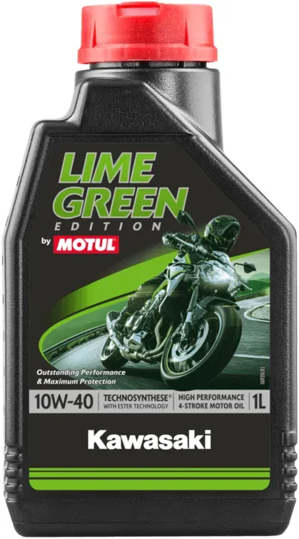 MOTUL Kawasaki Lime Green 4T Motoröl - 10W40 4L
