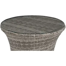 Beliani Gartenset 2-tlg. Grau