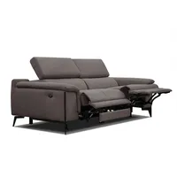 Courtois Laville Relaxsofa, Braun, Textil, Rechteckig, 212x82x103 cm, Wohnzimmer, Sofas & Couches, Sofas, Heimkino Sofas
