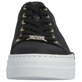 Rieker N4931 Damen Plateau Sneaker Schwarz 39
