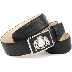 Ledergürtel ANTHONI CROWN, Damen, Gr. 110, schwarz, Rindsleder, casual, Gürtel