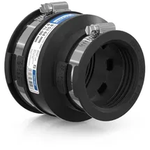 Crassus Adapterkupplung CAC 0894, bis 0,6 bar (75-90mm auf 53-64mm), EPDM / V2A