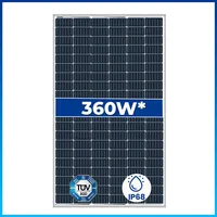 2X 360W PV Solarpanel Monokristallin PERC Halbzellen Solarmodul