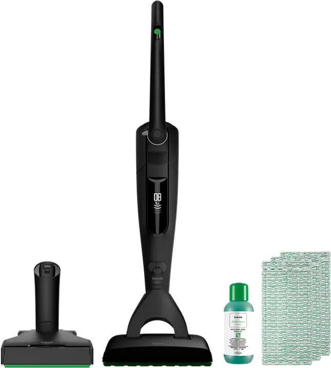 Vorwerk Kobold Welcome Angebot: Kobold VK7 Akku-Staubsauger & Saugwischer Black