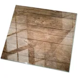 Tulup Tischplatte Dunkelbraun, Glas, 50x50x0.4 cm Esszimmer, Tische, Esstische, Tischsysteme, Tischplatte