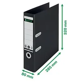 Leitz Ordner DIN A4 80 mm Schwarz 1 St.