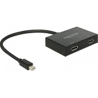 DeLock 2-fach mini DisplayPort 1.2 Splitter (87695)