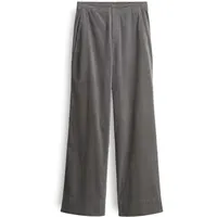 OPUS Damen Wide Leg Pants | MILENI Cargo Wide Leg Jogpants aus Cord Easy Grey, 40 - 40W