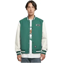 Starter Black Label Collegejacke schwarzfreshgrün M