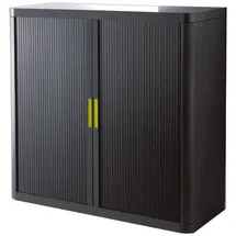 Paperflow easyOffice Rollladenschrank 110 x 104 x 41,5 cm grün