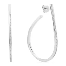 JETTE Ohrhänger TWISTED Silber 89207967
