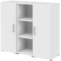Röhr-Bush Röhr Aktenschrank, Weiß, Holzwerkstoff, Rechteckig, 120x107.2x34.4 cm, Arbeitszimmer, Aktenschränke