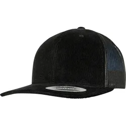 FLEXFIT Corduroy Retro Trucker - black - One Size