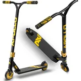 Apollo Stunt Scooter Freestyle Kickscooter Kinderroller, Trick Roller Hawk - schwarz/gold
