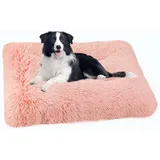 SOAI Flauschige Große Hundebett,94x63cm Langer Weiche Polsterung, Multifunktional Hundematte,Waschbar Hundekissen für Mittelgroße XXL Hunde