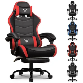 GTPLAYER Gaming Stuhl Holz Rot