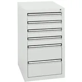 stumpf metall Stumpf Schubladenschrank Serie STS 410, 6 Schubladen lichtgrau (4x100, 2x200mm)