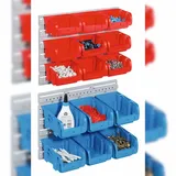 Allit Sichtlagerkasten-Set ProfiPlus Set 1+2/17 rot/blau (VPE 4)