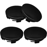 4 Stück Felgenkappen, Nabendeckel OD 60mm ID 56mm, Radnabendeckel, Radnabenkappen, Nabendeckel, Nabenabdeckung, Radnabenabdeckung, Universal ABS AutozubehöR Nabenkappen(Color:Schwarz)