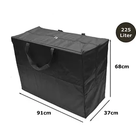 shogazi Aufbewahrungstasche schwarz 91 x 68 x 37 cm