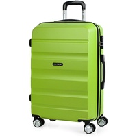 ITACA - Koffer Mittelgroß, Hartschalenkoffer L, Koffer & Trolleys, Hartschalenkoffer, Hartschalenkoffer Groß für Vielreisende T71660, Pistaziengrün