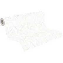 A.S. Creations Papiertapete Struktura 10,05 m x 0,53 m 727718 beige/orange/weiß
