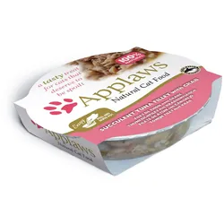 Applaws 60g Katzennassfutter 10 x 60 Gramm Thunfischfilet mit Krabbenfleisch