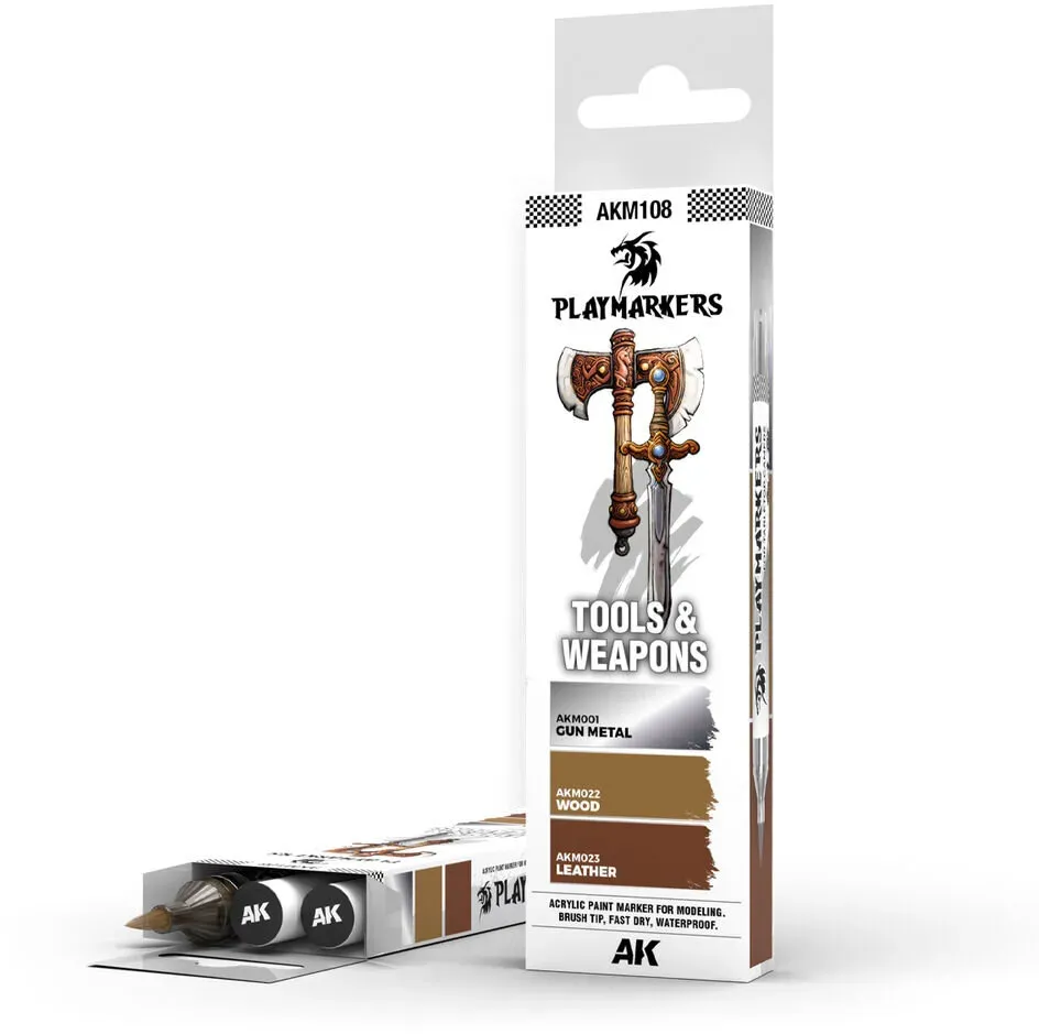 AK Playmarkers Tools & Weapons Set (3 ref.)