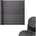 Sichtschutzmatte PVC 150 x 400 grau