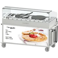 Mobile Doppel Crêpes Station 40 - Einbau CCHCCD40E Casselin