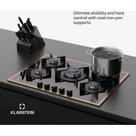Klarstein Lumiflame Gaskochfeld 5 Brenner