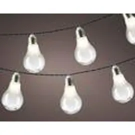 Lumineo Solarleuchte Kunststoff L.450cm 10x5 LED transparent/warm weiß