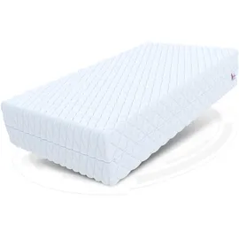 Fdm Select MAX Double Matratze 140x200 cm Kaltschaum Höhe 24 cm Härtegrad H3 H4 Visco-Schaum Öko-Tex Allergikergeeignet Jersey