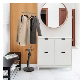 HJH Office Garderobenständer Space I Schwarz