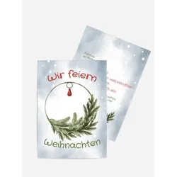 Einladungen Weihnachtskarten selbst gestalten mit Spruch und Fotos im Onlinedesigner bei Meine-Kartenmanufaktur.de